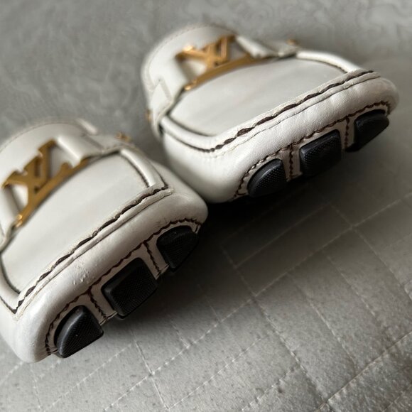Men's White Louis Vuitton Loafers / Size 11 EUC - Picture 10 of 10